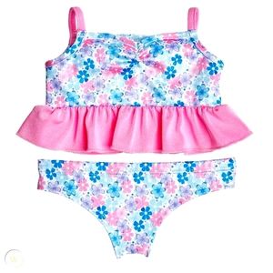 Build a Bear Floral Bathing Suit